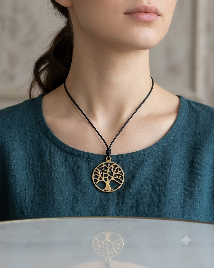 Celtic Tree Of Life 92.5 Sterling Silver Pewter Brass Necklace Pendant Jewelry
