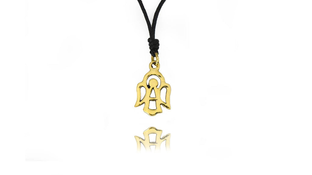 Symbol Angel Sterling Silver Pewter Gold Brass Necklace Pendent Jewelry