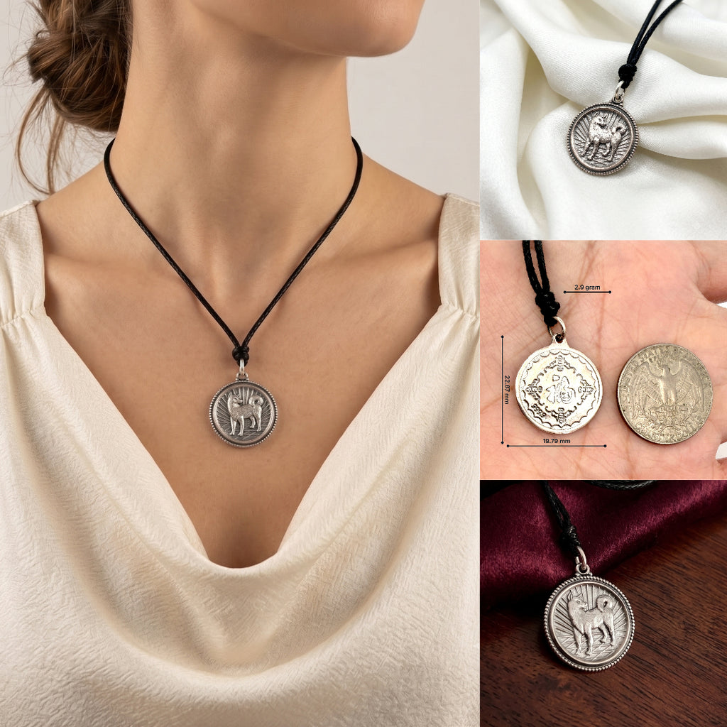 Chinese Zodiac Animal Amulets 92.5 Sterling Silver Necklace Pendant Jewelry