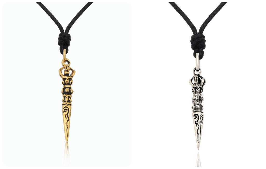 New Tibet Amulet 92.5 Sterling Silver Gold Brass Necklace Pendant Jewelry