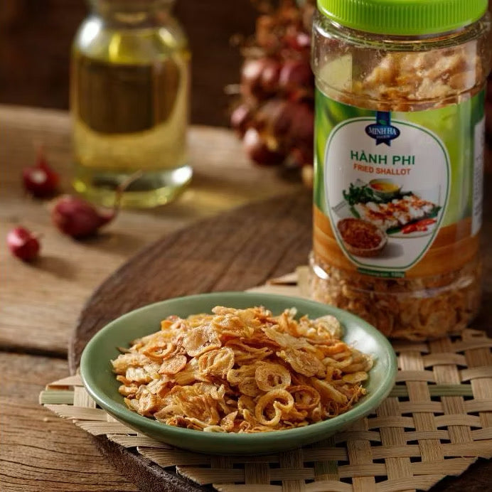 Minh Ha Vietnamese Fried Garlic & Shallots β Eco-Friendly, Handmade, Flavorful Garnish 100g