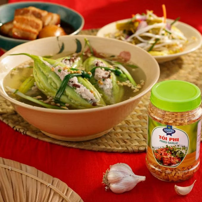 Minh Ha Vietnamese Fried Garlic & Shallots β Eco-Friendly, Handmade, Flavorful Garnish 100g