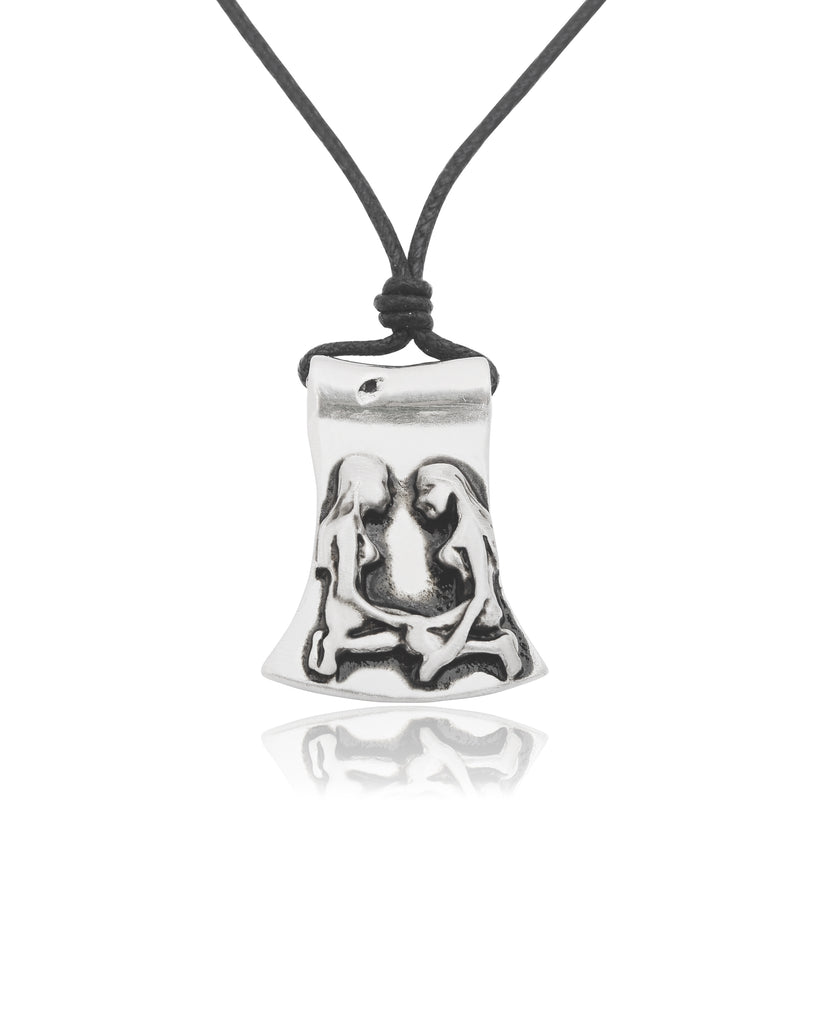 Astrology Silver Pewter Necklace Pendant Jewelry