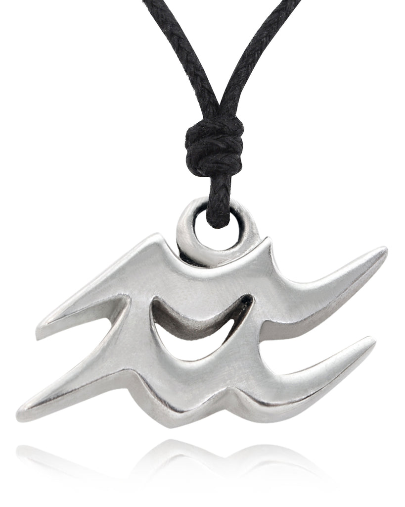 Astrology Necklace 92.5 Sterling Silver Pewter Zodiac Horoscope Symbol Pendant Jewelry