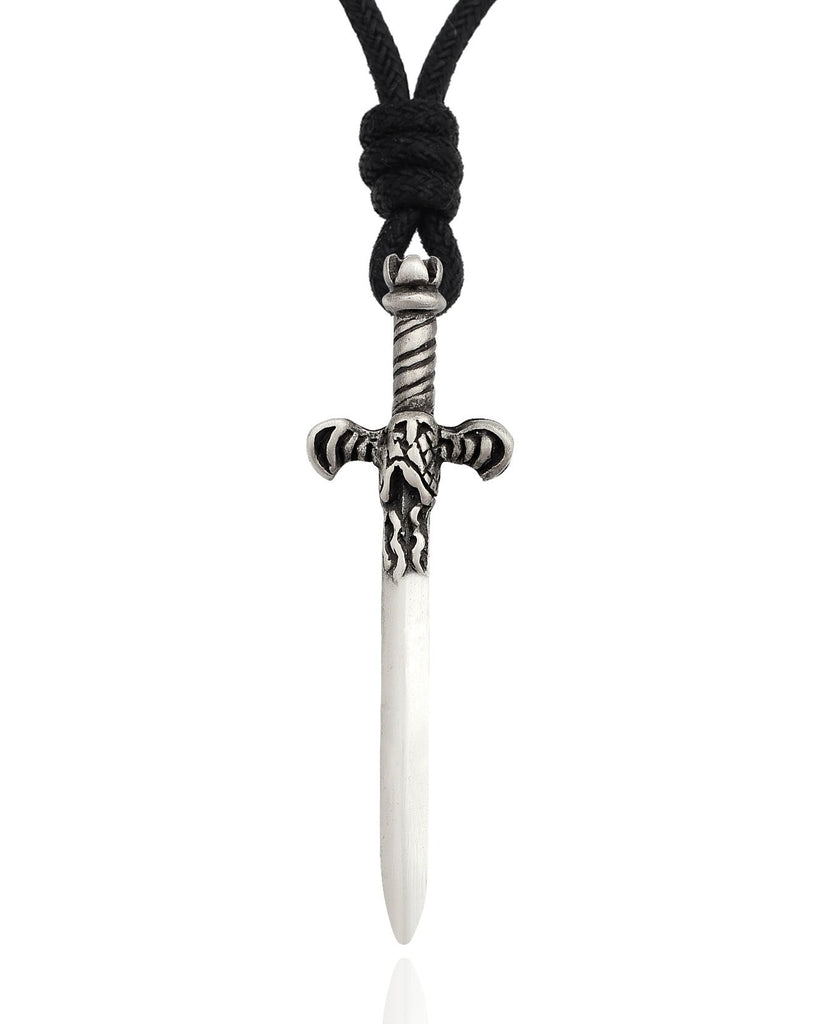 Sword Silver Pewter Charm Necklace Pendant Jewelry Various Style