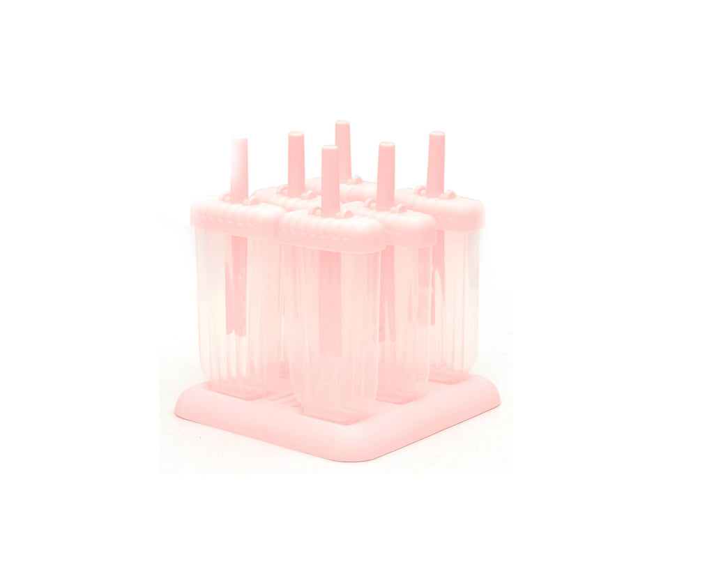 6 Pcs Classic Reusable Popsicle Molds Ice Pop Molds Maker DIY Ice Cream Maker