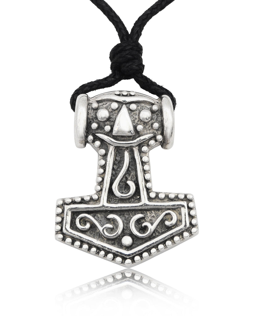 God's Hammer Sterling Silver Gold Brass Charm Necklace Pendant Jewelry