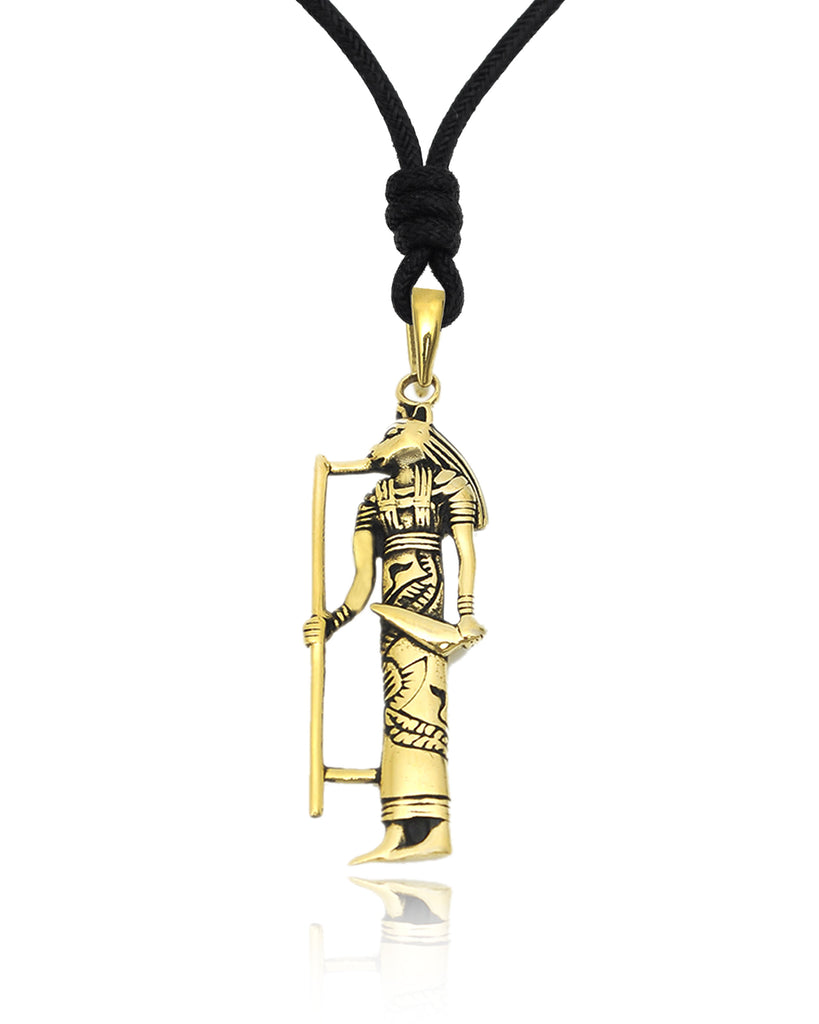Egyptian God & Goddess 92.5 Sterling Silver Brass Necklace Pendant Jewelry