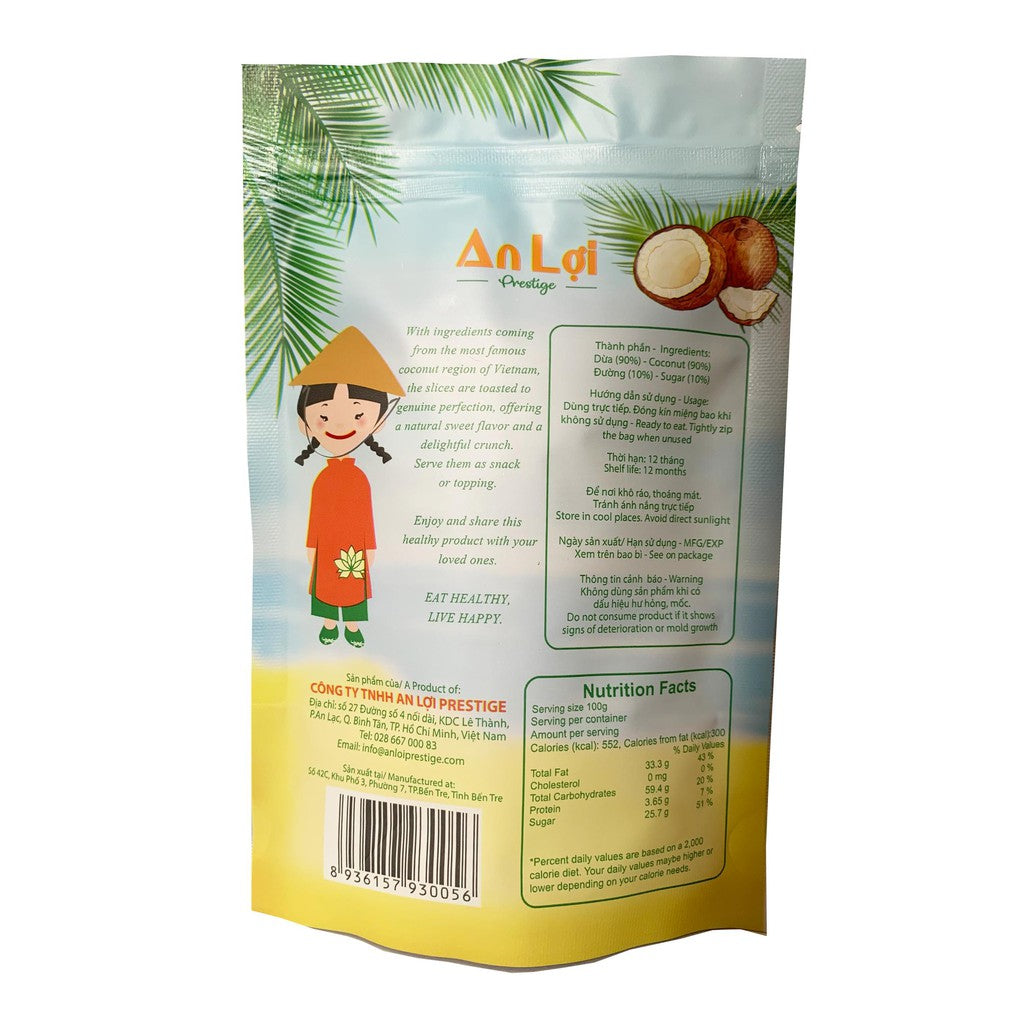 An Loi Vietnamese Crunchy Coconut Chips 80g - Vietnam Ben Tre 's Specialties