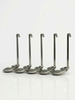 Stainless Steel Shrimp Cake Mold Set of 5 – Vietnamese Bánh Tôm Fritter Maker with Long Handle & Hanging Hook – Durable Kitchen Tool for Crispy Shrimp Fritters