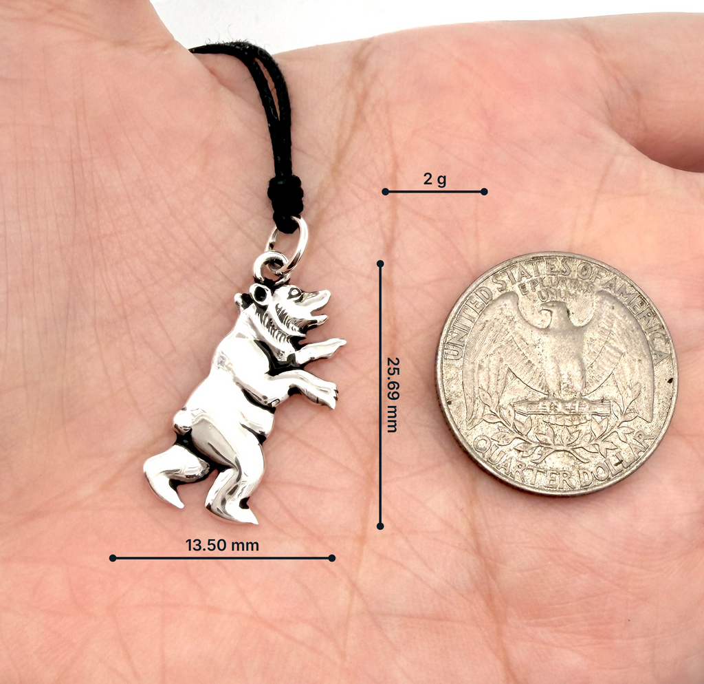 Cute Bear Sterling Silver Pewter Gold Brass Charm Necklace Pendant Jewelry