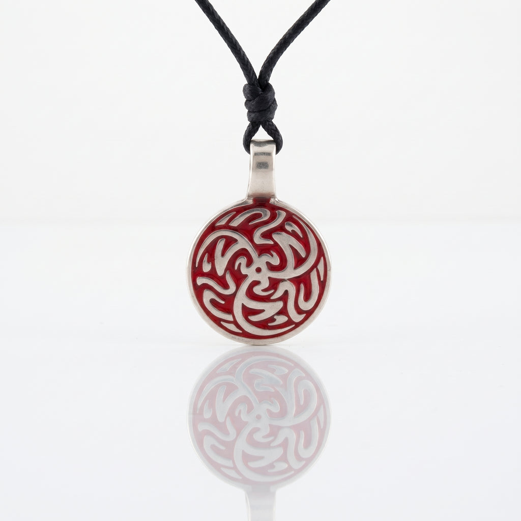 Tribal Celtic Silver Pewter Charm Necklace Pendant Jewelry