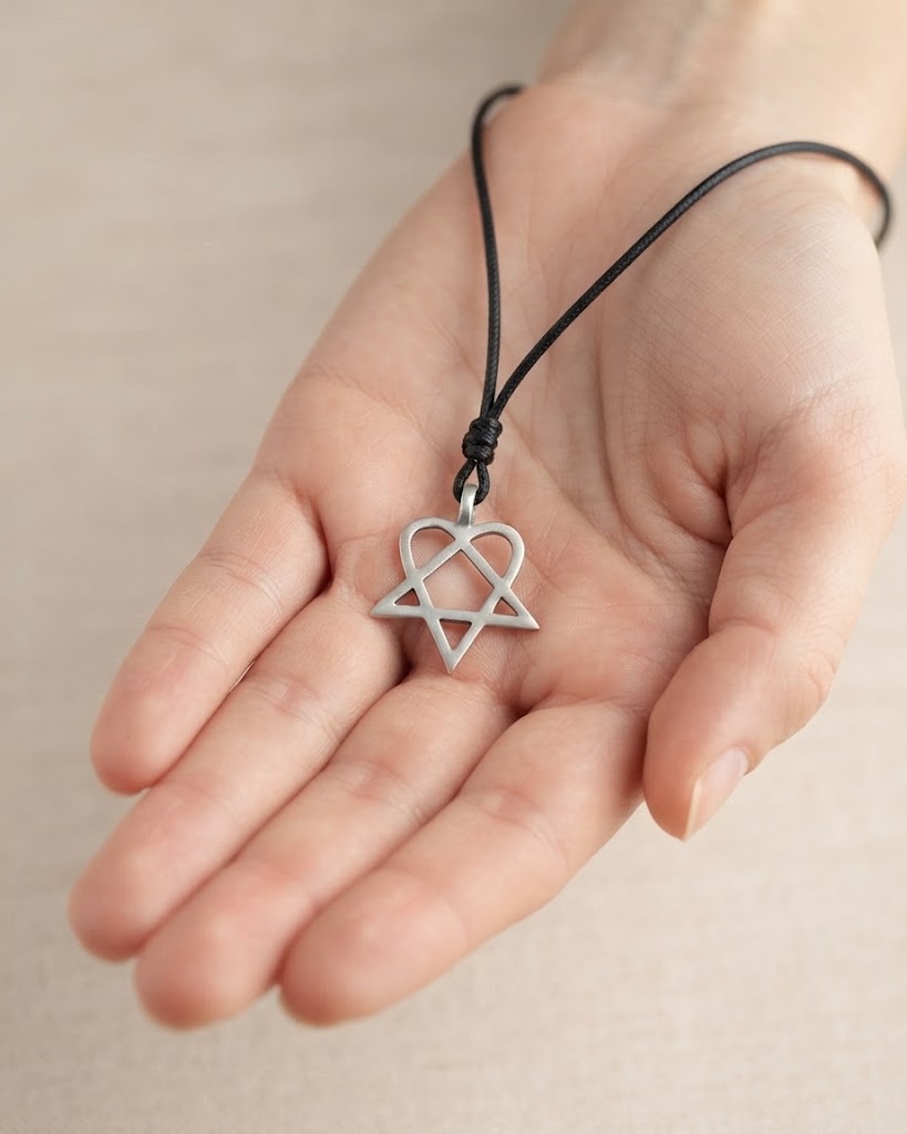 HIM Heartagram Silver Pewter Gold Brass Necklace Pendant Jewelry