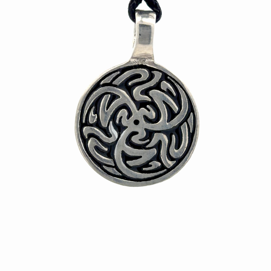 Tribal Celtic Silver Pewter Charm Necklace Pendant Jewelry
