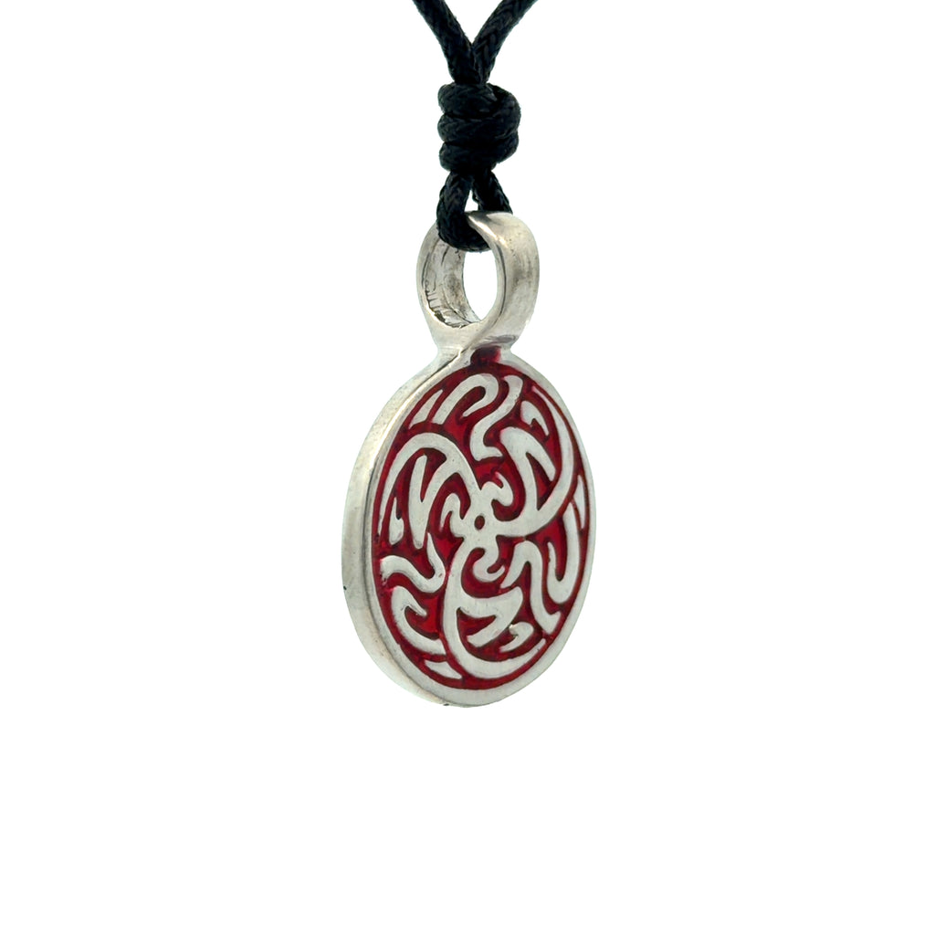 Tribal Celtic Silver Pewter Charm Necklace Pendant Jewelry