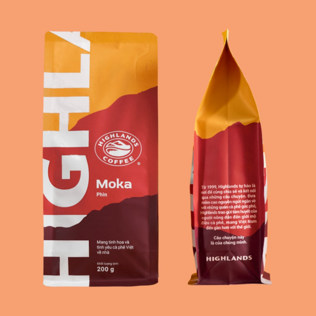 Highlands Coffee Vietnamese 200g Ground Coffee Beans