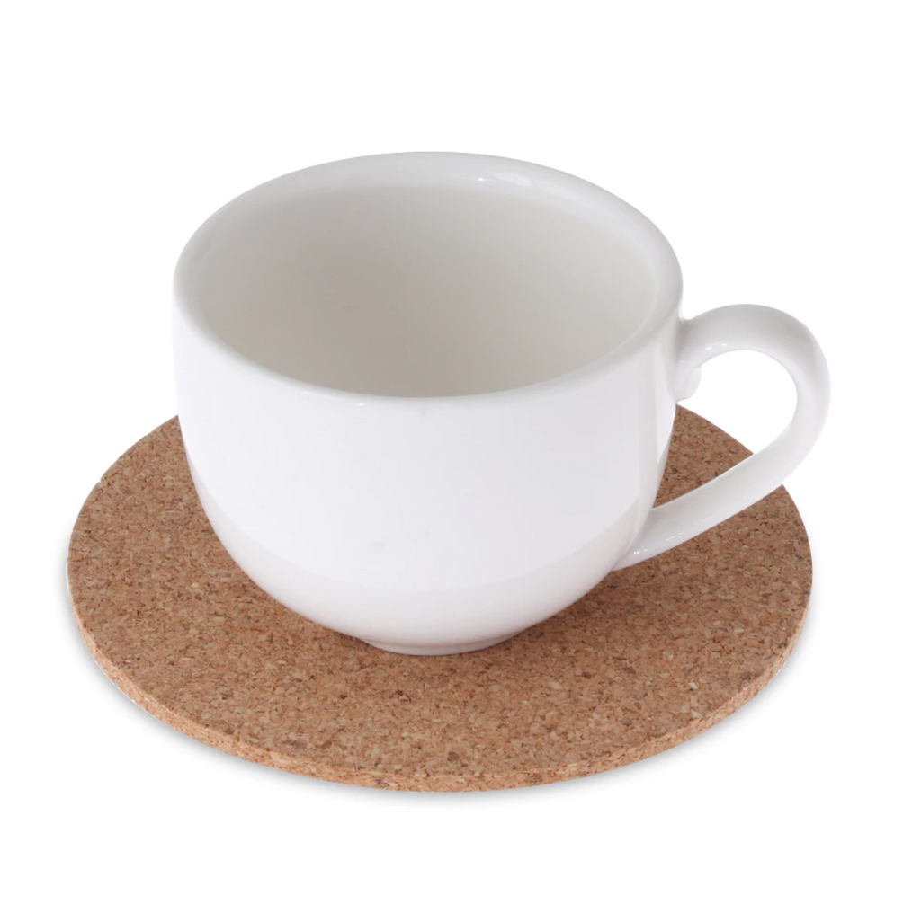 Set of  2/ Set of 6 Cork Coasters Absorbent with Holder Drink Coffee Tea Cup Decor