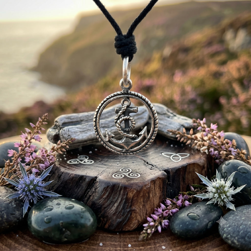 Ship Anchor Boat Pewer Sterling-silver Brass Charm Necklace Pendant Jewelry
