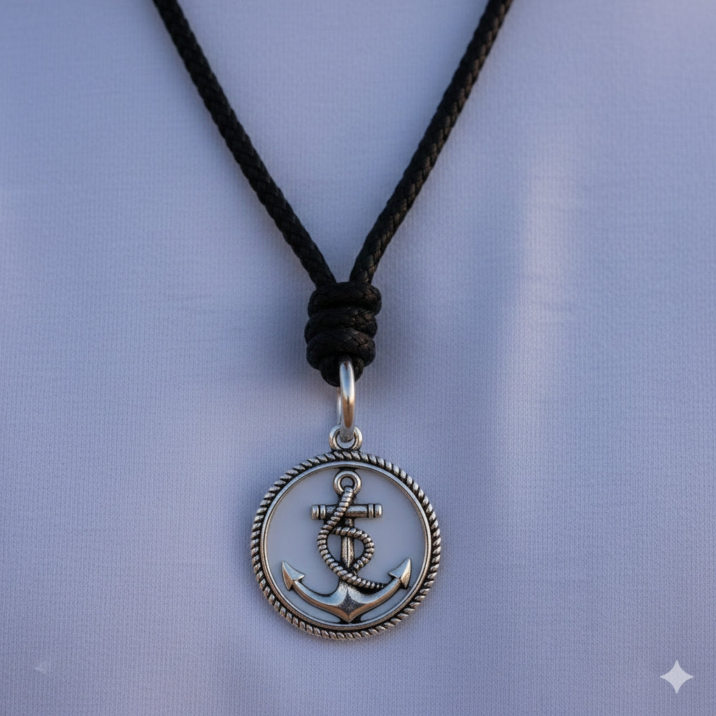 Ship Anchor Boat Pewer Sterling-silver Brass Charm Necklace Pendant Jewelry