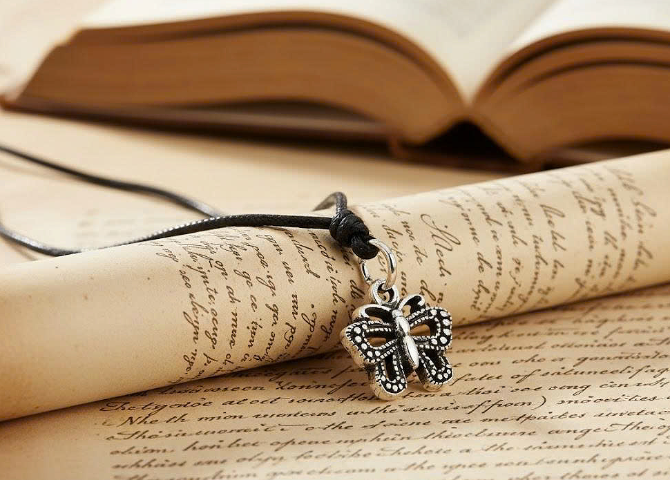 Handmade Butterfly Sterling-silver Pewter Brass Charm Necklace Pendant Jewelry