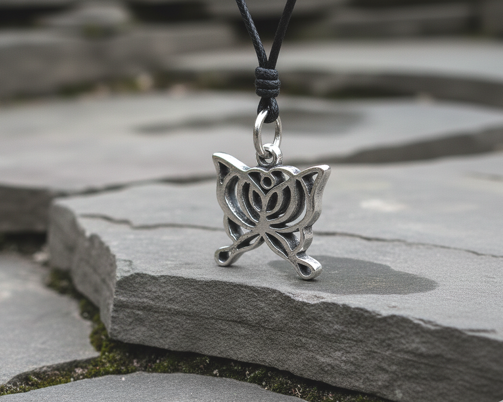 Lovely Butterfly Sterling-silver Pewter Brass Charm Necklace Pendant Jewelry