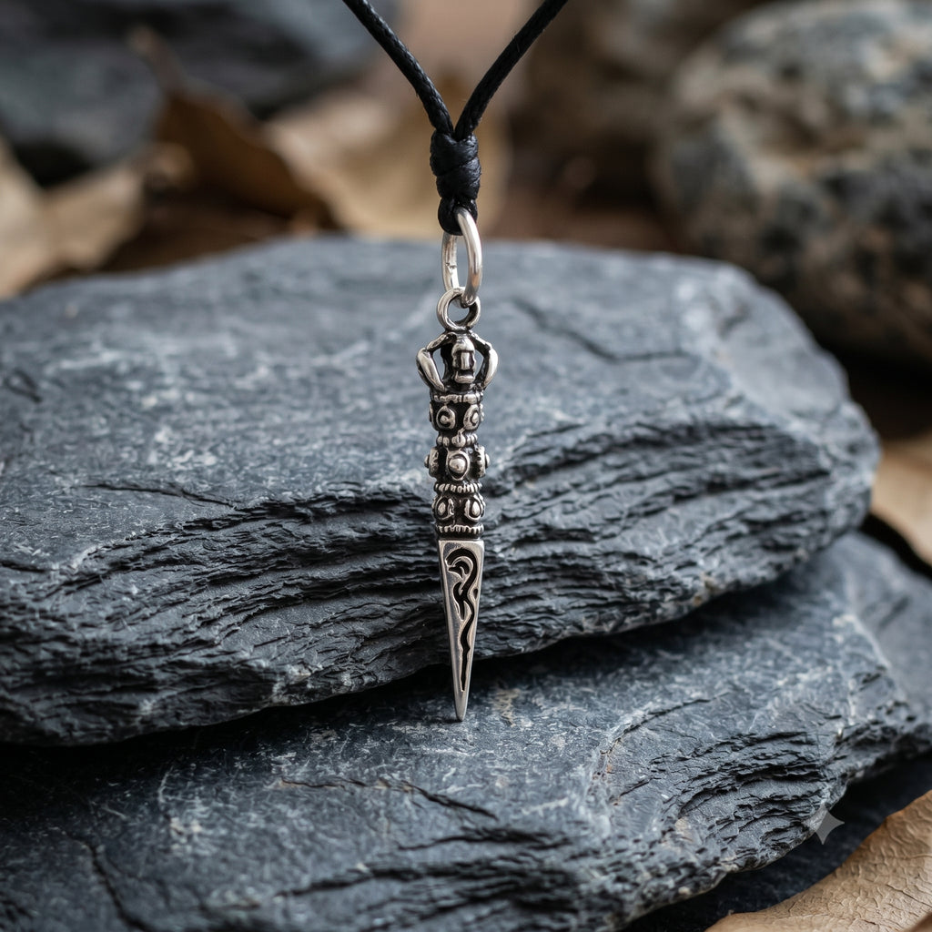 New Tibet Amulet 92.5 Sterling Silver Gold Brass  Necklace Pendant Jewelry