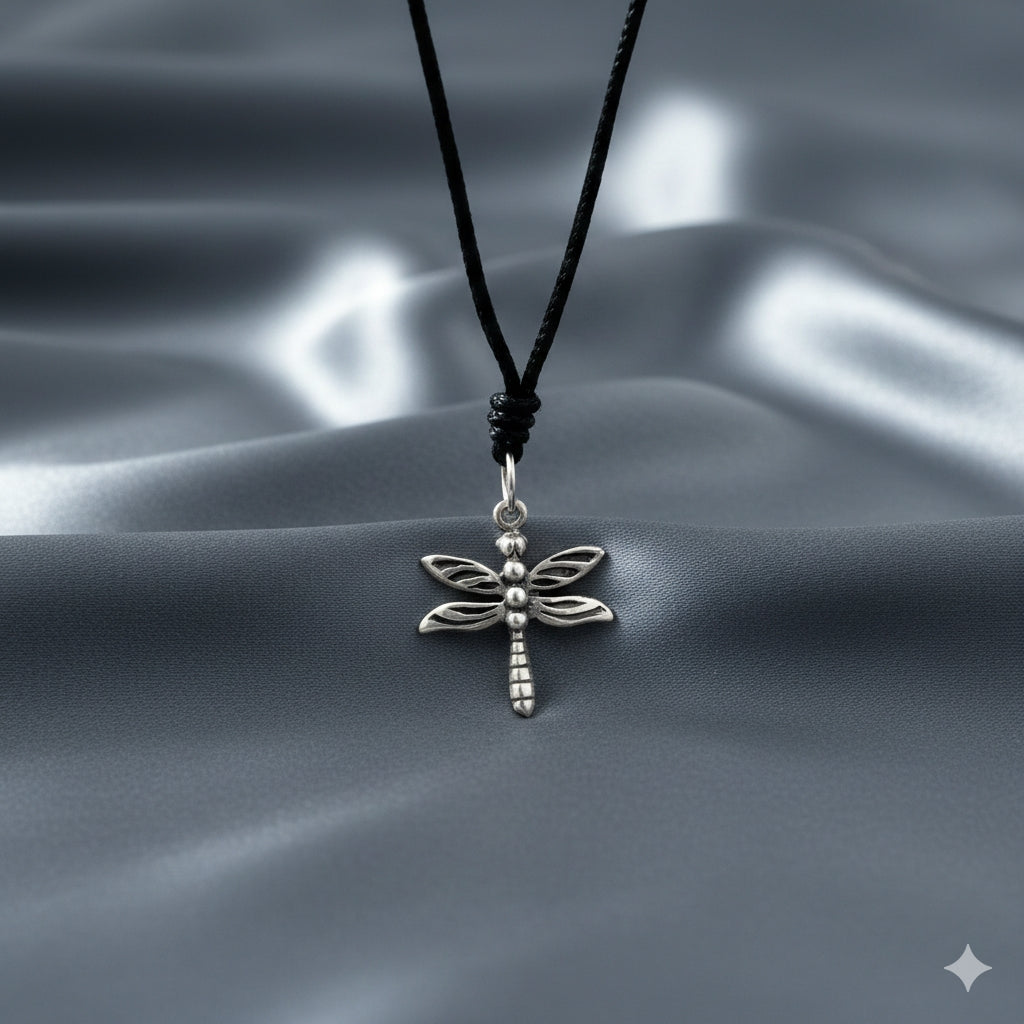 Small Dragonfly Sterling Silver Pewter Brass Charm Necklace Pendant Jewelry