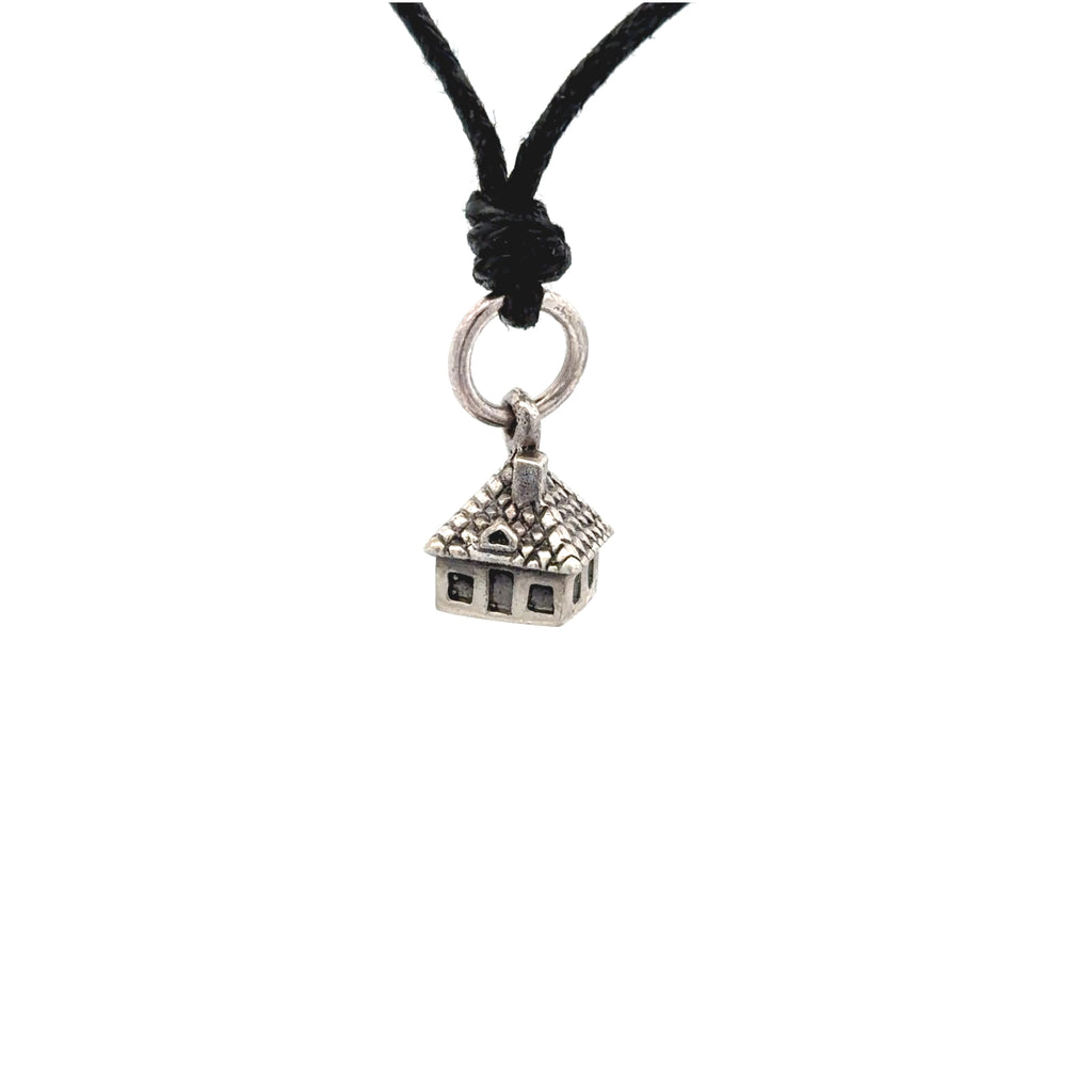 Sweet Mini Home 92.5 Sterling-silver Brass Necklace Pendant Jewelry