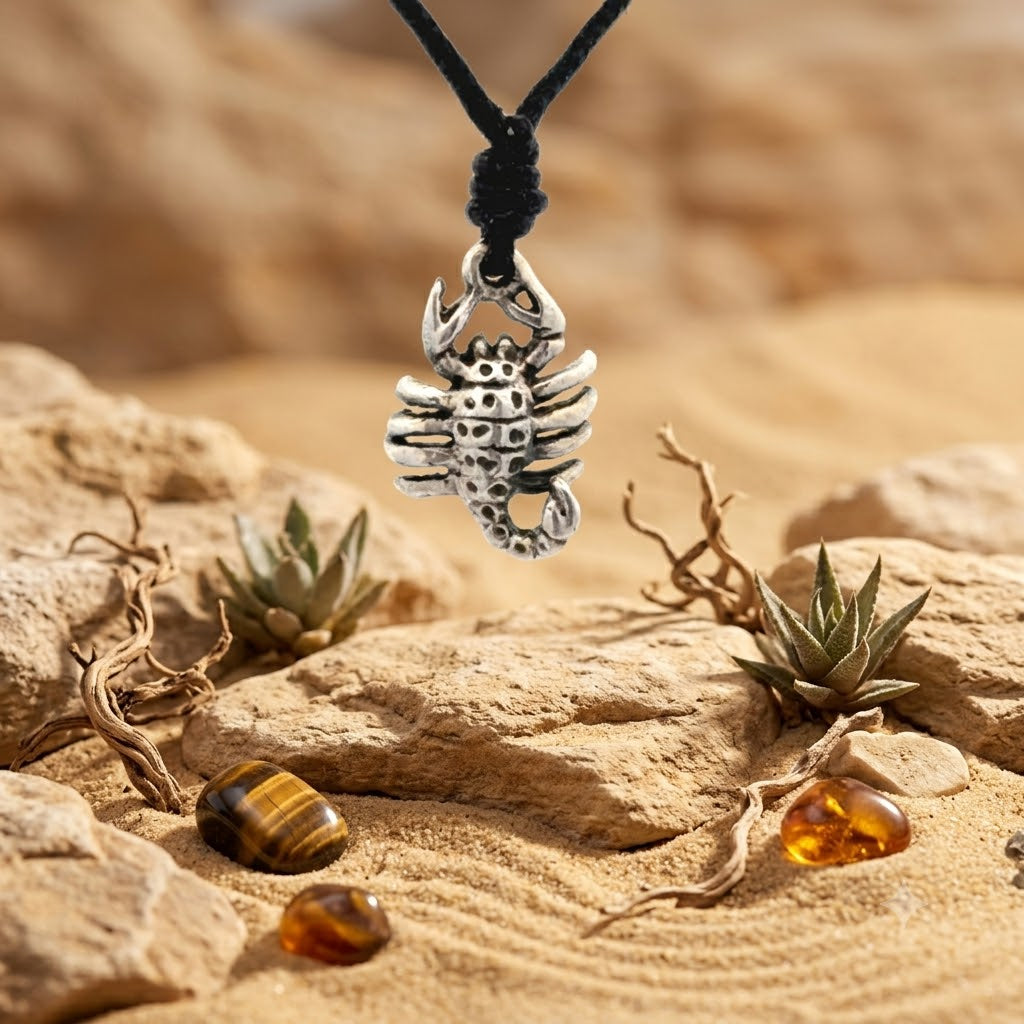 Classic Mini Scorpion Sterling Silver Pewter Brass Necklace Pendant Jewelry