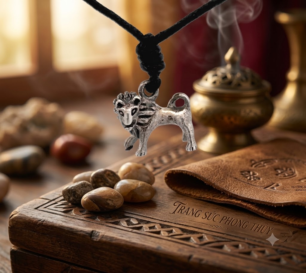 Lion Big Cat 92.5 Sterling Silver Gold Brass Charm Necklace Pendant Jewelry