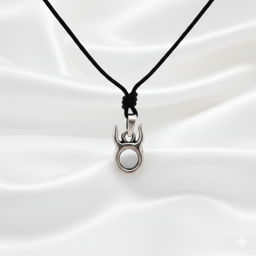 Astrology Necklace 92.5 Sterling Silver Pewter Zodiac Horoscope Symbol Pendant Jewelry