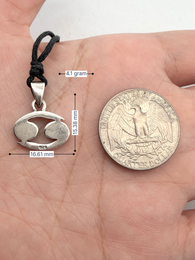 Astrology Necklace 92.5 Sterling Silver Pewter Zodiac Horoscope Symbol Pendant Jewelry