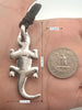Wildlife Inspired Crocodile 92.5 Sterling-silver Charm Necklace Pendent Jewelry