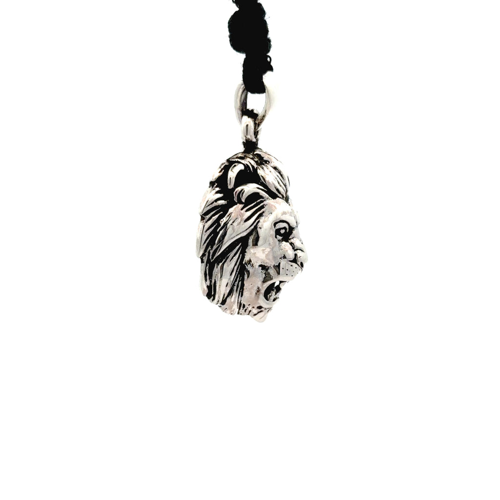 Lion Of Judah Leo 92.5 Sterling Silver Pewter Brass Necklace Pendant Jewelry