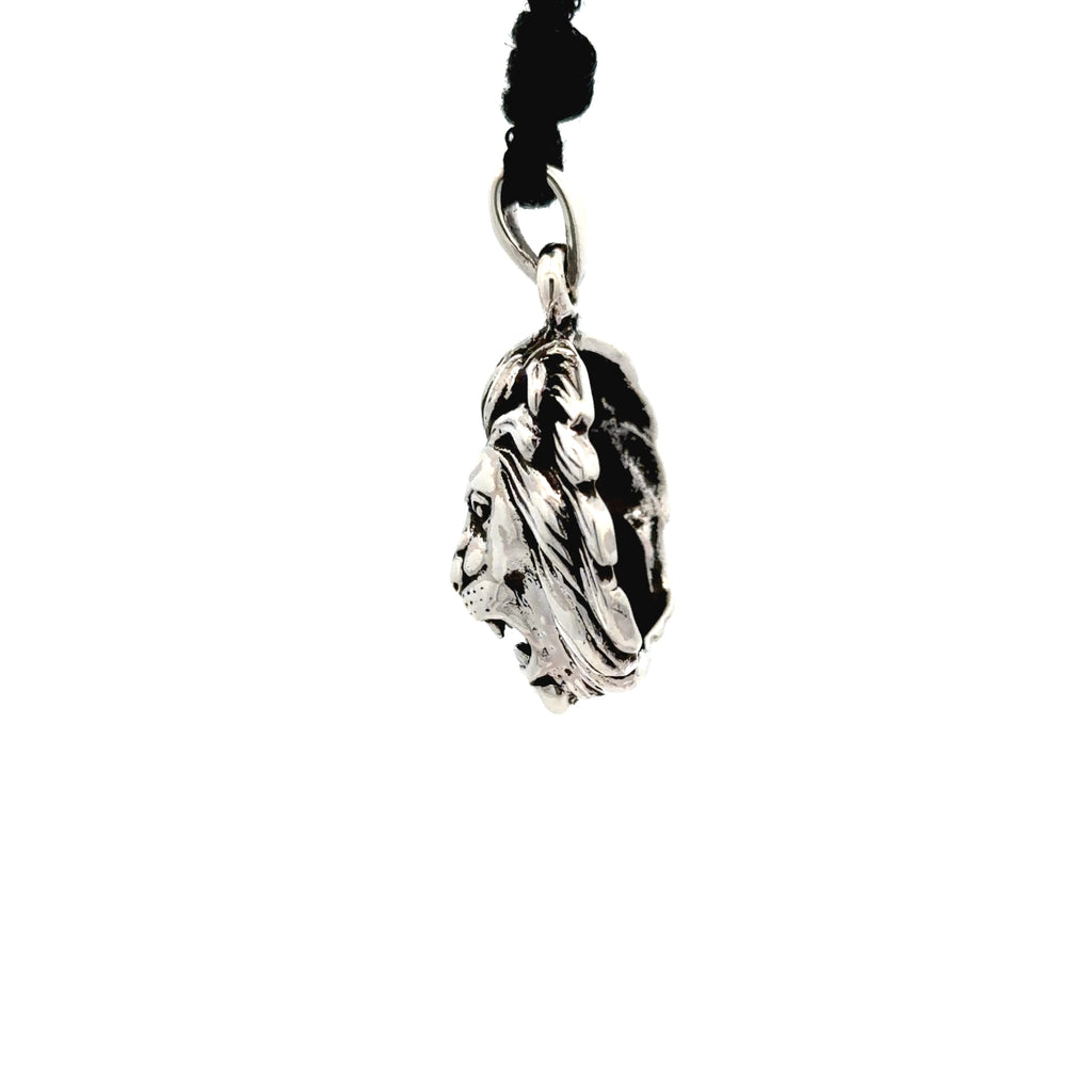 Lion Of Judah Leo 92.5 Sterling Silver Pewter Brass Necklace Pendant Jewelry
