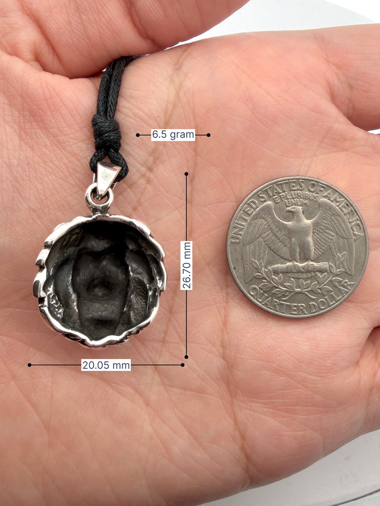 Lion Of Judah Leo 92.5 Sterling Silver Pewter Brass Necklace Pendant Jewelry
