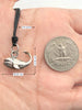 Whale 92.5 Sterling Silver Charm Necklace Pendant Jewelry.