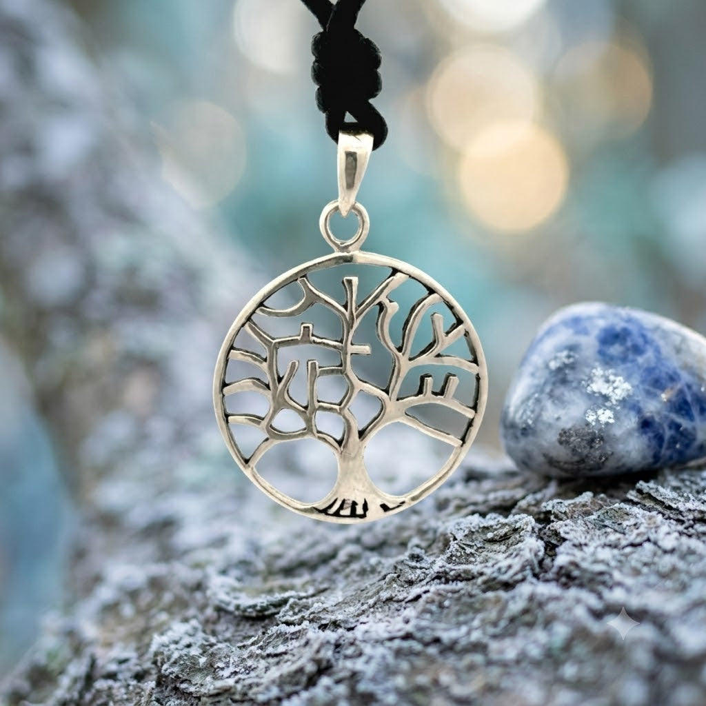 Celtic Tree Of Life 92.5 Sterling Silver Pewter Brass Necklace Pendant Jewelry