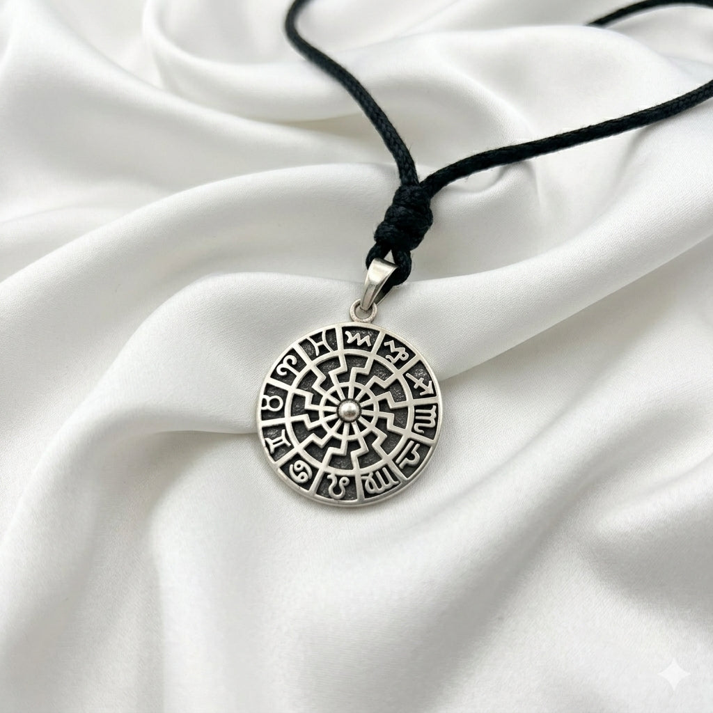Handmade Astrology Sterling Silver Pewter Gold Brass  Necklace Pendant Jewelry