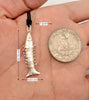 Little Fish 92.5 Sterling Silver Charm Necklace Pendant Jewelry