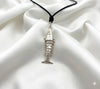 Little Fish 92.5 Sterling Silver Charm Necklace Pendant Jewelry