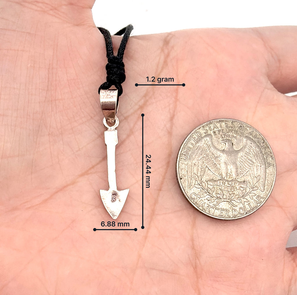 Cute Cupid's Arrow Sterling Silver Brass Charm Necklace Pendant Jewelry