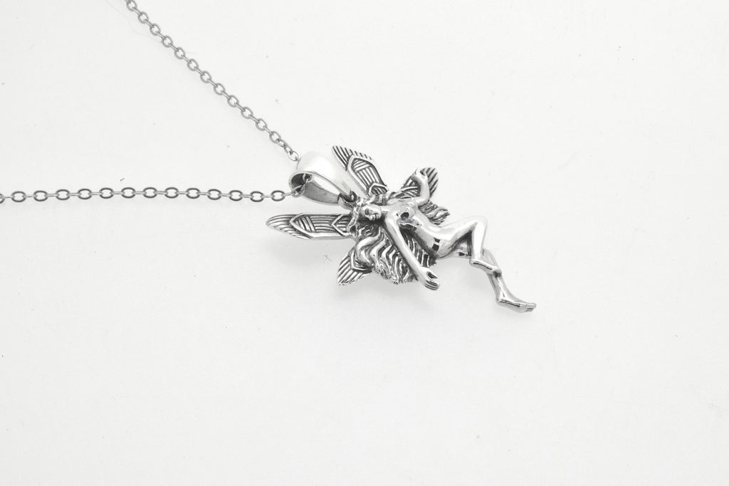 Fairy Angel 92.5 Sterling Silver Fairy Necklace For Women Jewelry Gifts