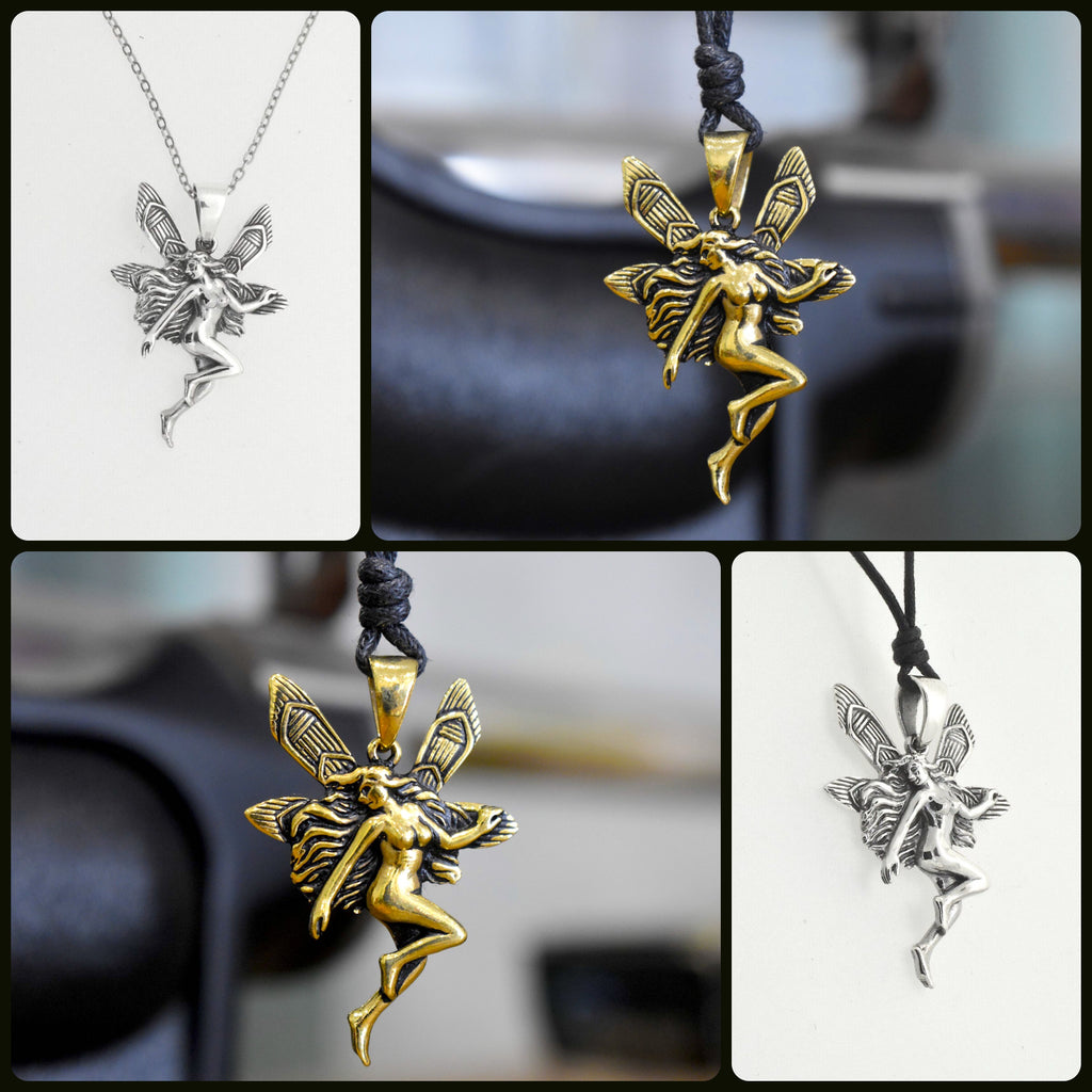 Fairy Angel 92.5 Sterling Silver Fairy Necklace For Women Jewelry Gifts