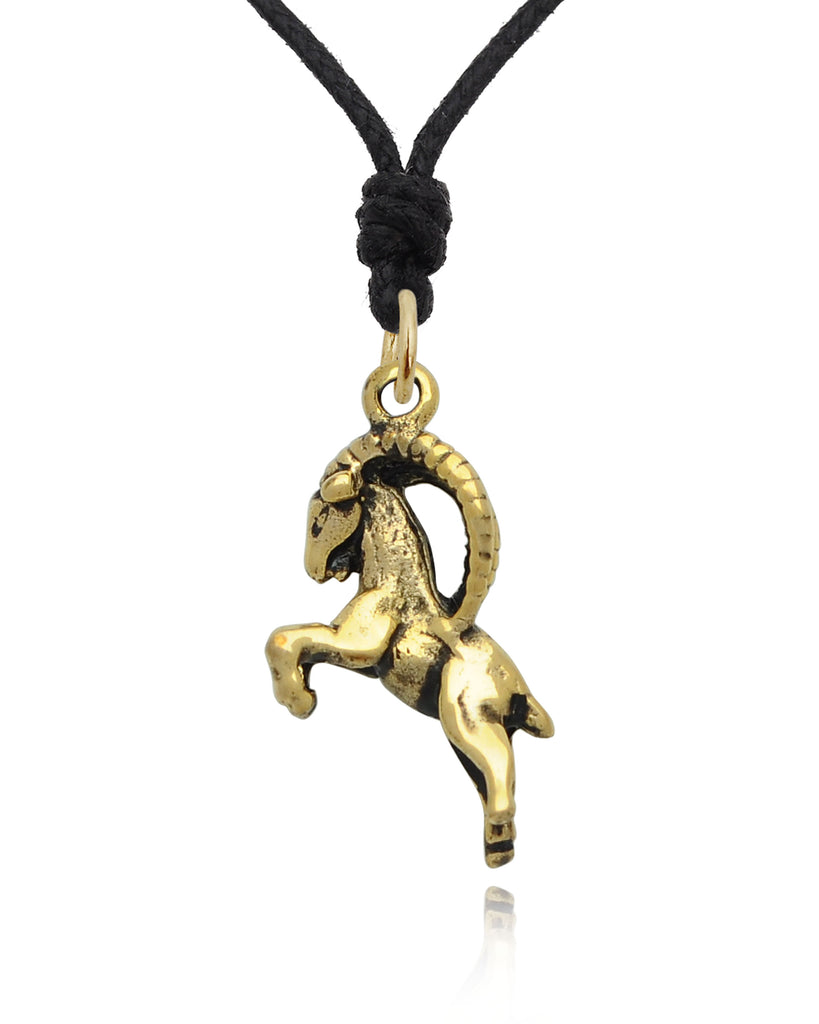 Astrology Gold Brass 92.5 Sterling Silver Charm Necklace Pendant Horoscope Zodiac