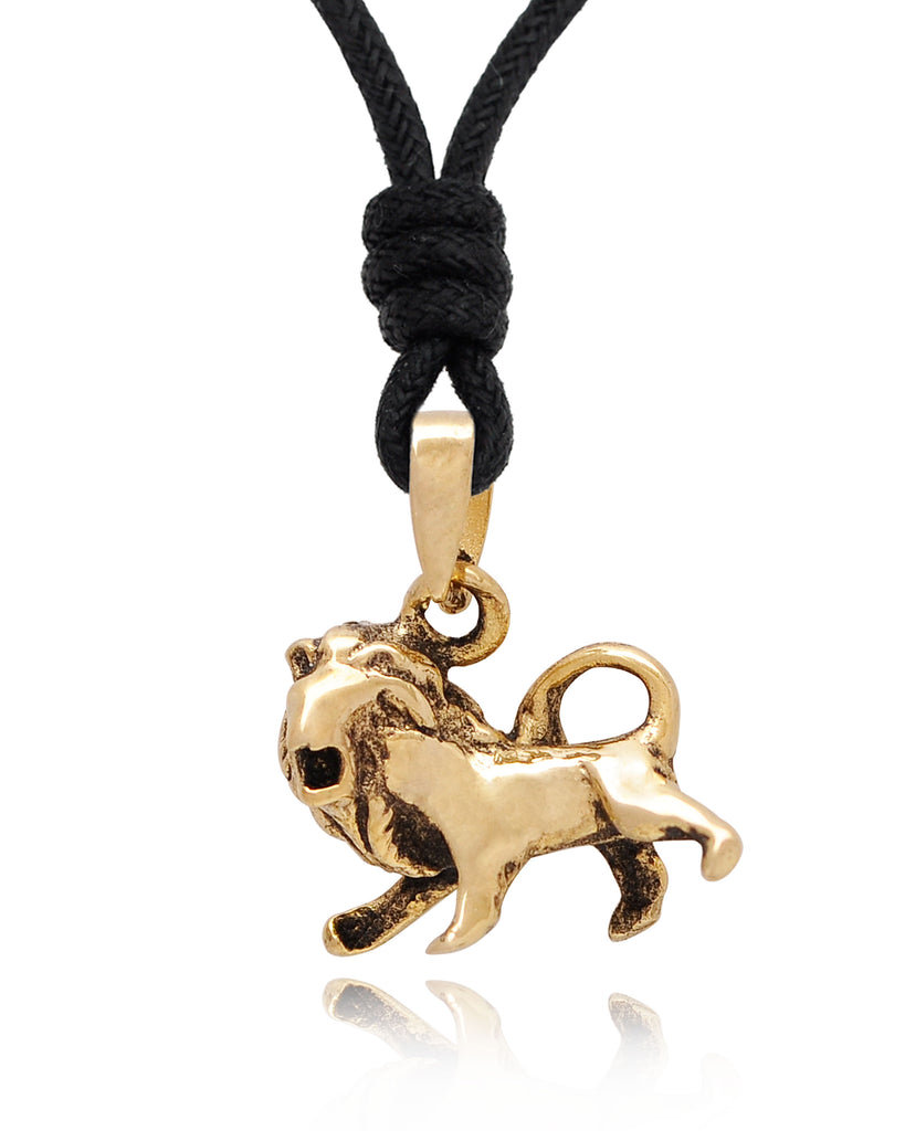 Astrology Gold Brass 92.5 Sterling Silver Charm Necklace Pendant Horoscope Zodiac