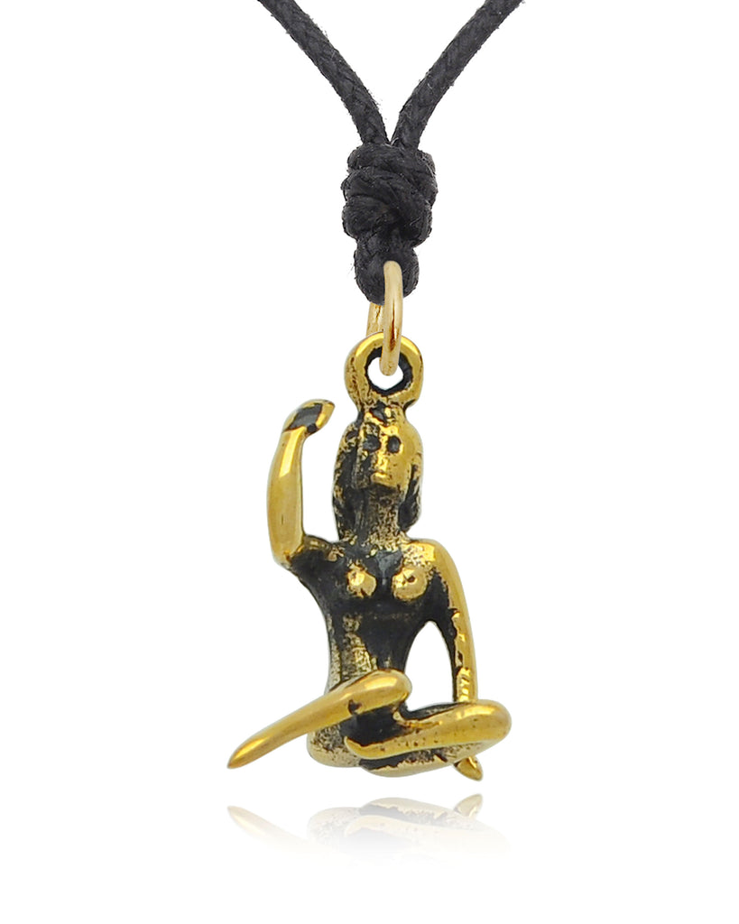 Astrology Gold Brass 92.5 Sterling Silver Charm Necklace Pendant Horoscope Zodiac