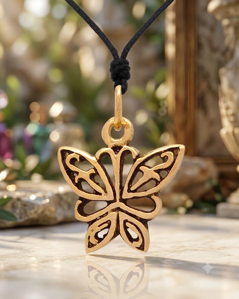 Elegant Butterfly Sterling Silver Pewter Gold Brass Charm Necklace Pendant Jewelry