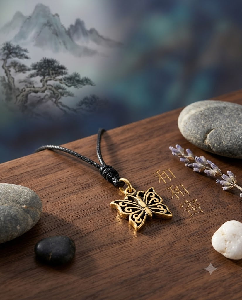 Eye-catching Butterfly Sterling-silver Pewter Gold Necklace Pendant Jewelry