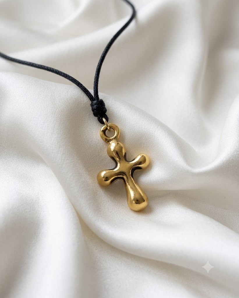 Handmade Chrisitan Cross Sterling-silver Pewter Brass Charm Necklace Pendant Jewelry